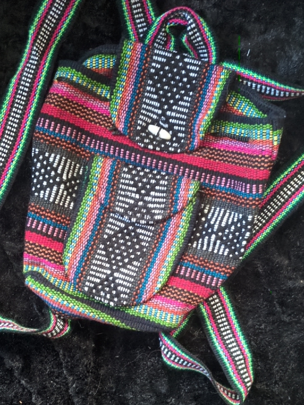 Boho Woven Pinzon Mini Backpack 🆕